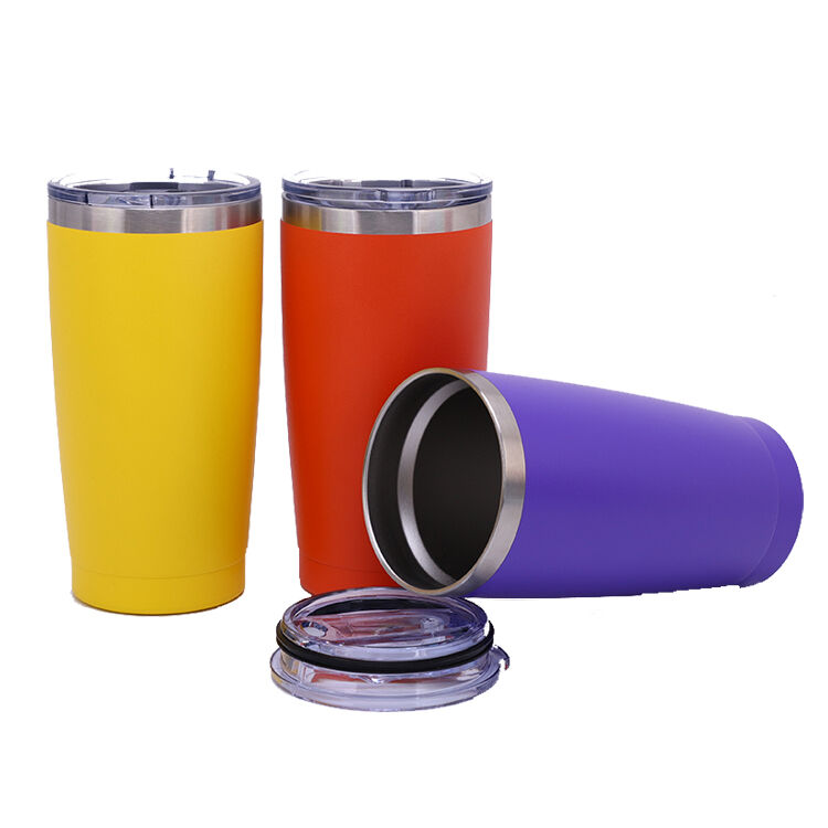 Usa Warehouse 20oz Stainless Steel Insulated White Skinny Straight