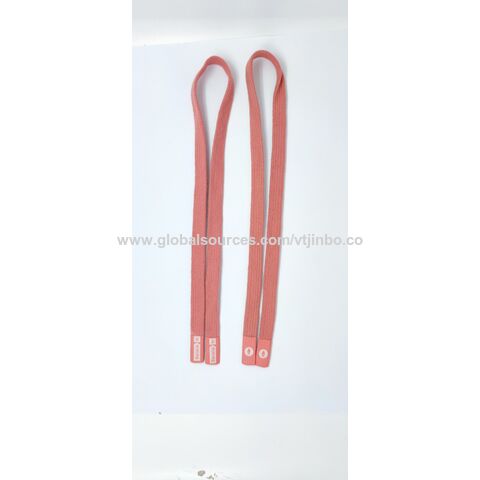 High Quality Drawstring Cord /silicon Dipping End Flat Drawcord