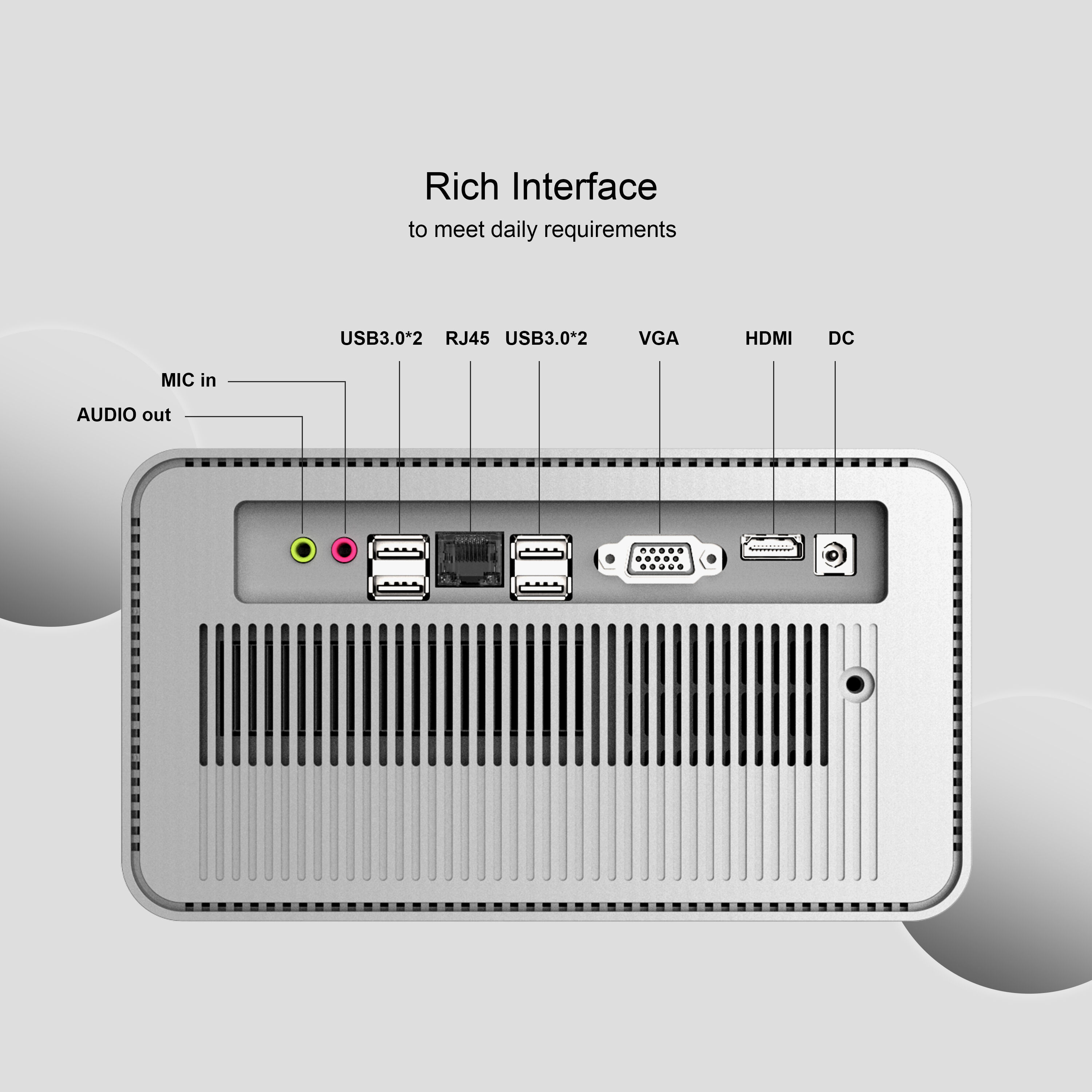 Portable Mini Pc 4 Cores Core I51035g1 I7 Mini Desktop Pc With Fan