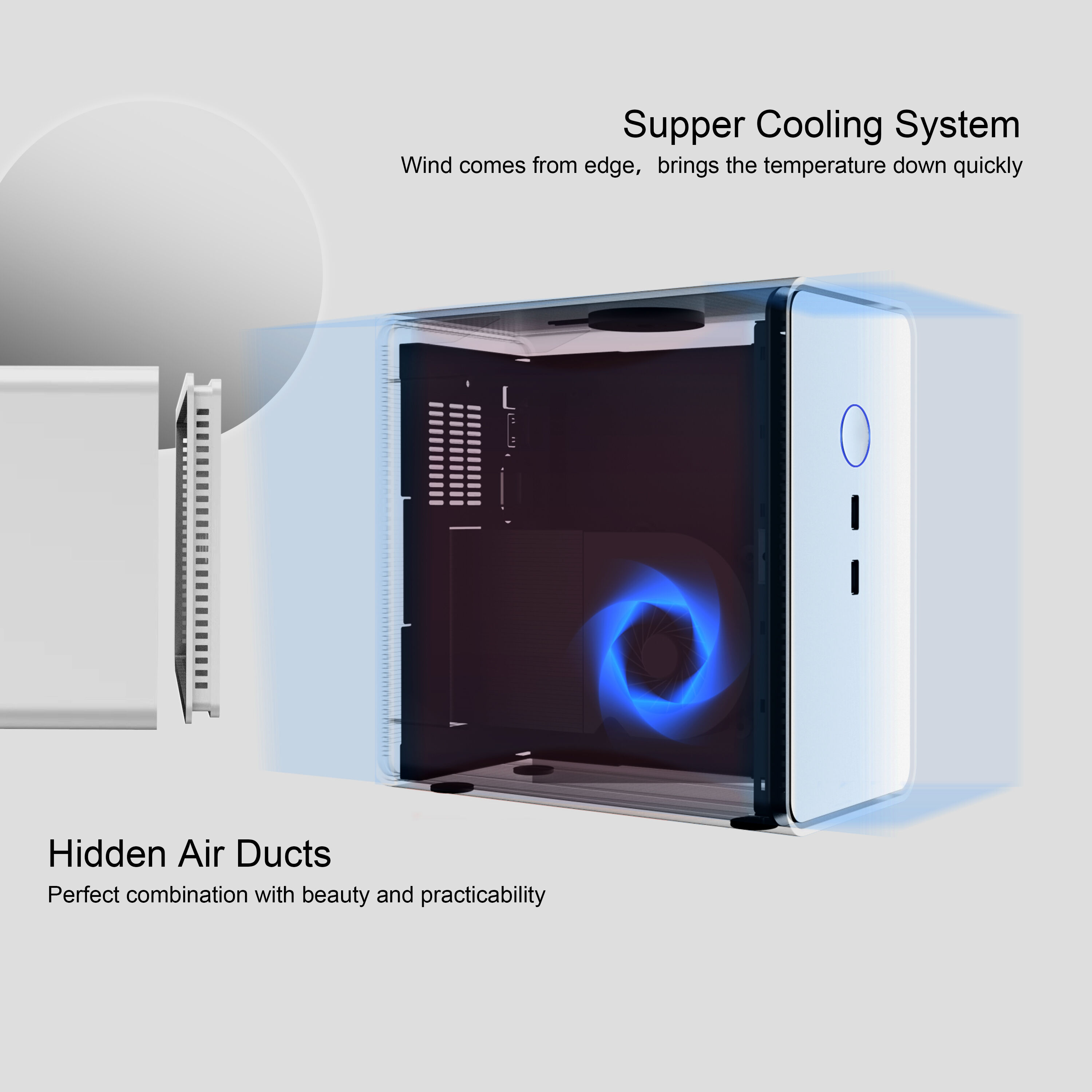 Portable Mini Pc 4 Cores Core I5-1035g1 I7 Mini Desktop Pc With Fan ...