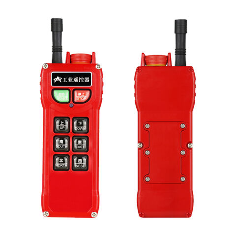 Control Remoto Inalámbrico RF Personalizado de 8 Canales FSK 420-450MHz para Grúa Torre Industrial, Polipasto, Cabrestante con Triple Protección