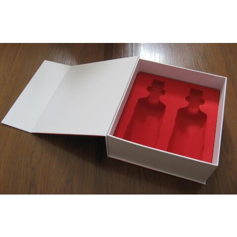 Boîte cadeau en carton, pour huile d'olive de luxe, design en forme de livre, marquage à chaud doré