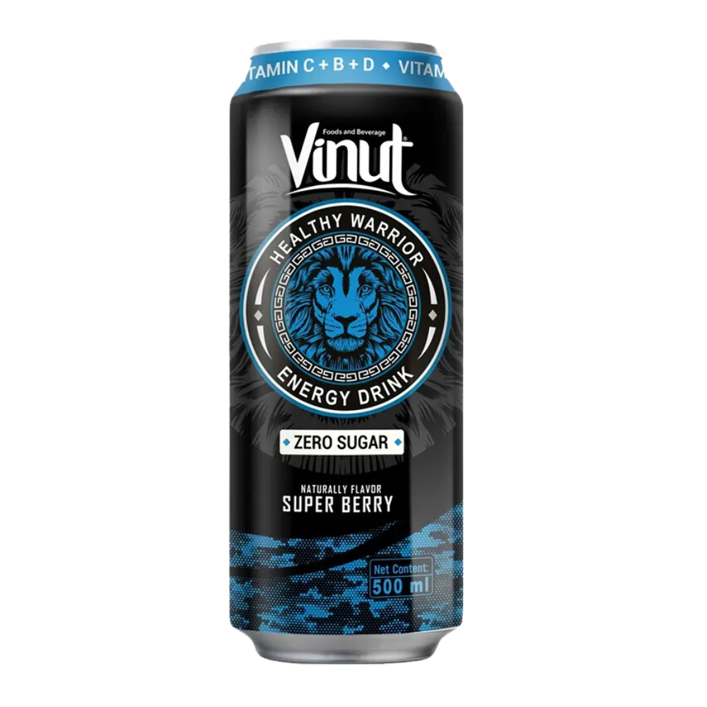 Buy Vietnam Wholesale 500ml Can Vinut Healthy Warrior Energy Drink