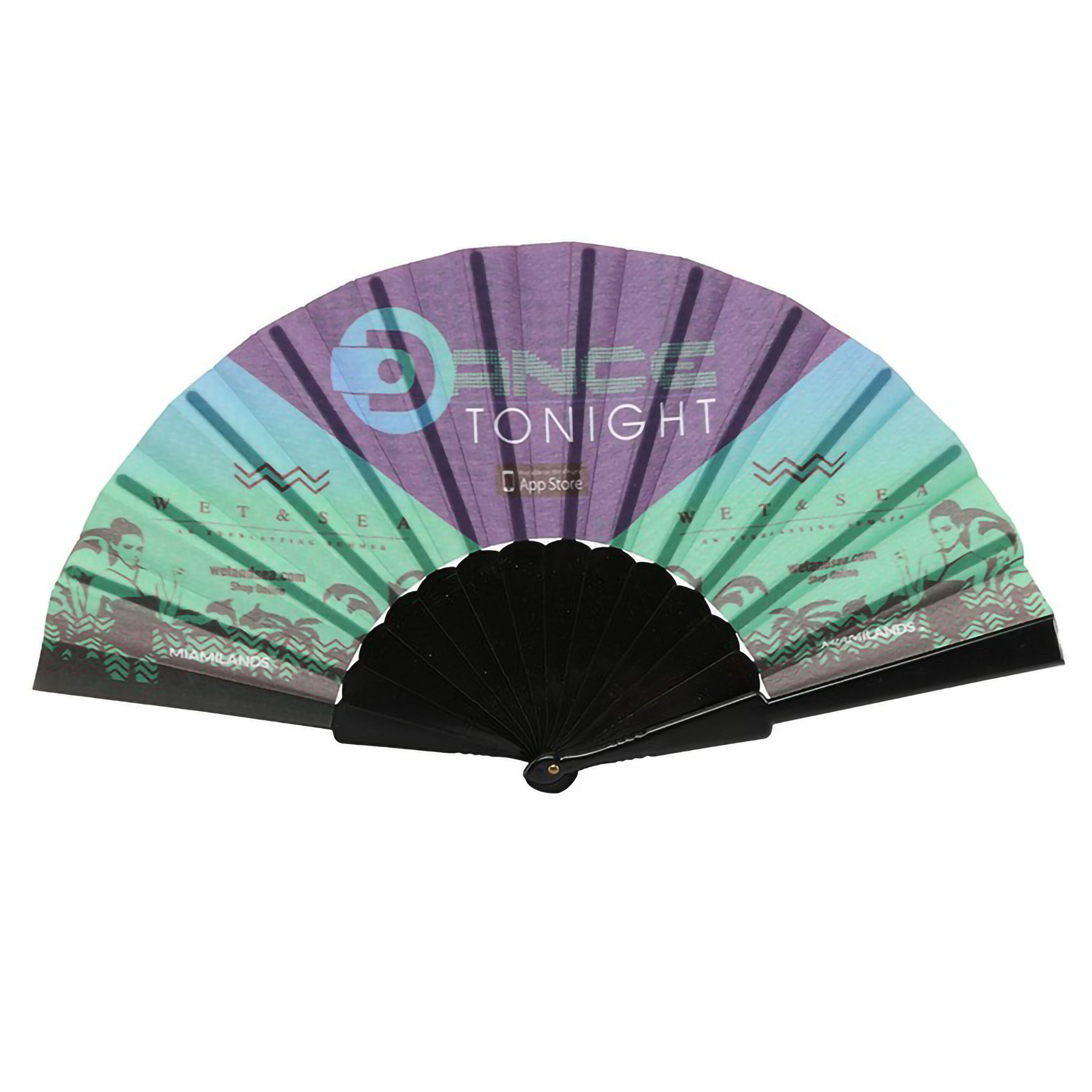 Custom Promotional Folding Hand Fans Plastic Handle - Expore China ...