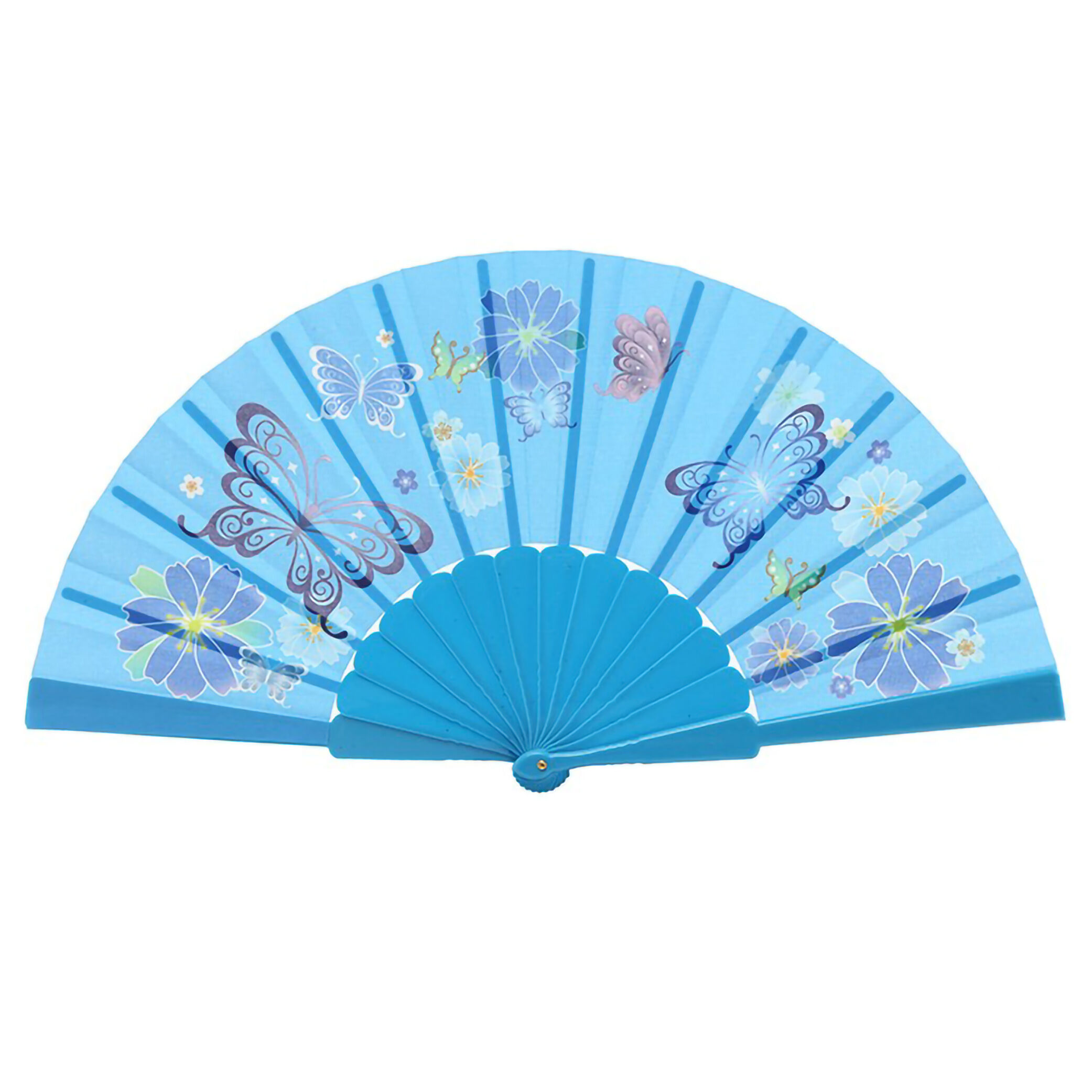 Custom Promotional Folding Hand Fans Plastic Handle - Expore China ...