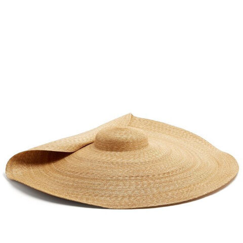 2023 Spring/Summer Womens Wide Brim Eave Flower And Grass Straw