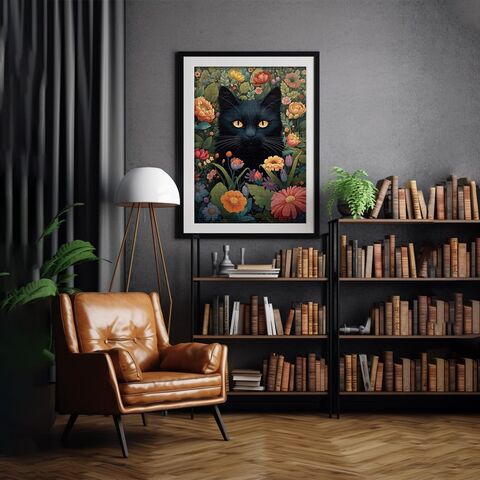 Puzzles para Adultos de 1000 Piezas o Más, PICKFORU Colección de Puzzles de Flores, Animales y Plantas, Puzzle Retro de Gatitos como Regalo
