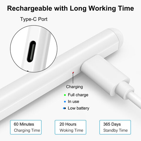 Caneta Stylus Ativa Compatível com Ecrãs Tácteis iOS e Android