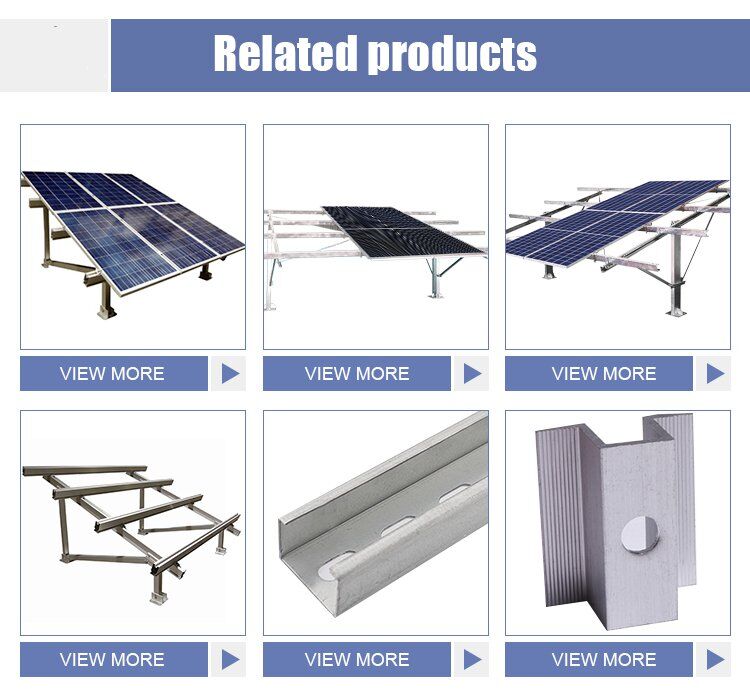 Wholesale Top Quality Large-scale Pv Bracket Structure Solar Panel ...