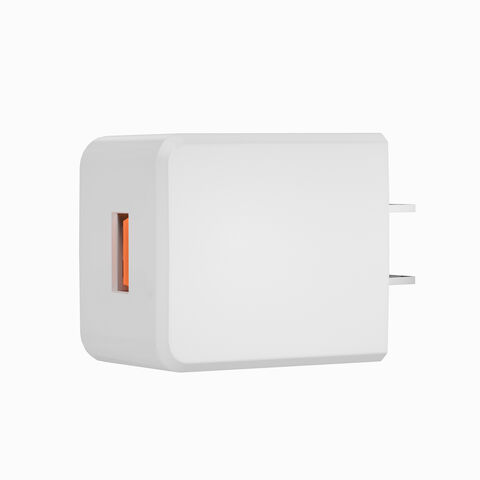 PUJIMAX Chargeur mural USB portable de voyage, adaptateurs de chargeur de téléphone mobile en gros, prise US/EU/BIS, chargeur rapide 2A pour charge USB