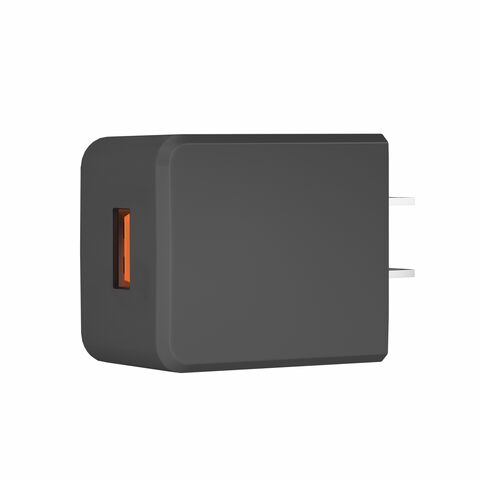 PUJIMAX Chargeur mural USB portable de voyage, adaptateurs de chargeur de téléphone mobile en gros, prise US/EU/BIS, chargeur rapide 2A pour charge USB