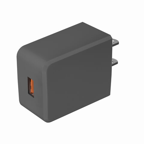 PUJIMAX Chargeur mural USB portable de voyage, adaptateurs de chargeur de téléphone mobile en gros, prise US/EU/BIS, chargeur rapide 2A pour charge USB