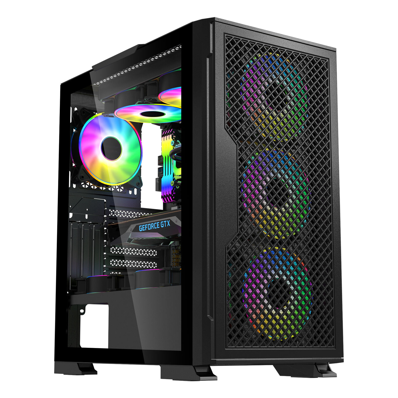 Rgb Argb Casing Better Design Mesh Computer Case Pc Gabinete With ...