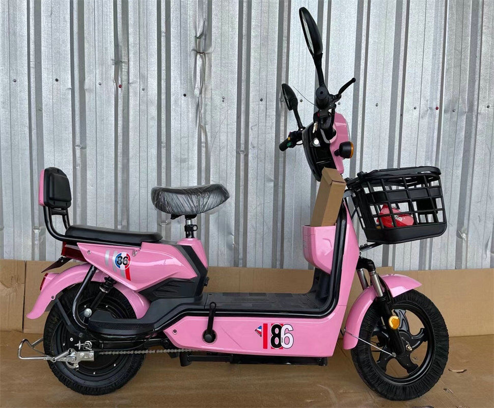 Colorful Electric Scooter 48v 12ah Lead Acid Battery Electric Hybrid Bike For India India 2674