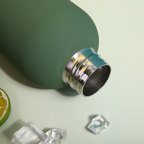 Botella de agua de acero inoxidable promocional con aislamiento al vacío de doble pared, 500 ml, para deportes