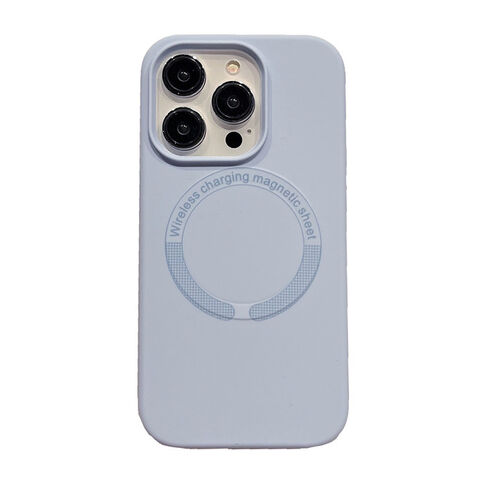 Magnetische MagSafe-Hülle für iPhone 15, Flüssigsilikonhülle, MagSafe OEM ODM Flüssigsilikonhülle