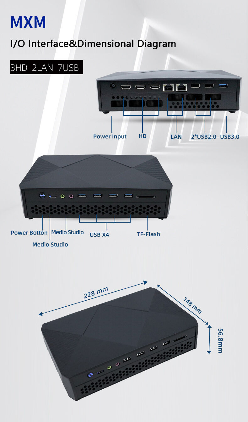 High Speed Mini Gaming Pc Hpc-mxm Intel I9-11900h 11/12/13 Gen-h 4 Ddr4 ...