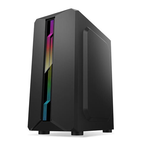 Caja de PC Gaming ATX para Juegos con Ventiladores RGB - Gabinete de Computadora de Escritorio
