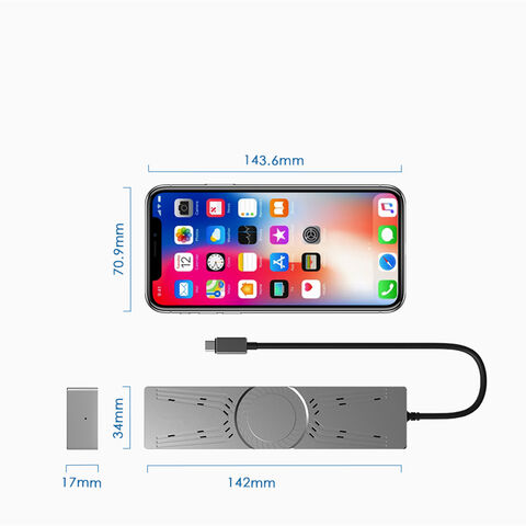 Carcasa de unidad de estado sólido de aluminio Type-C Thunderbolt 3 a NVMe SSD de 40 Gbps, mayor capacidad de almacenamiento de 512 GB, Plug and Play, con certificaciones CE y FCC