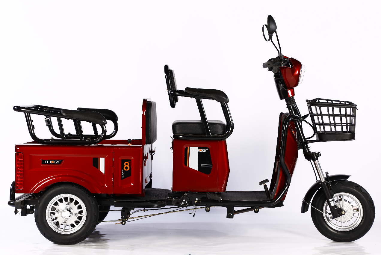 T90lamp Head Electric Machinery Tricycle Plastic Basket High Carbon Steel Shock Absorption