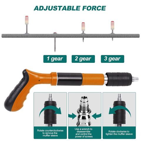 Ananke Tools Mini Pistolet de Scellement Portable, Dispositif de Rainurage de Fil d'Ancrage Mural