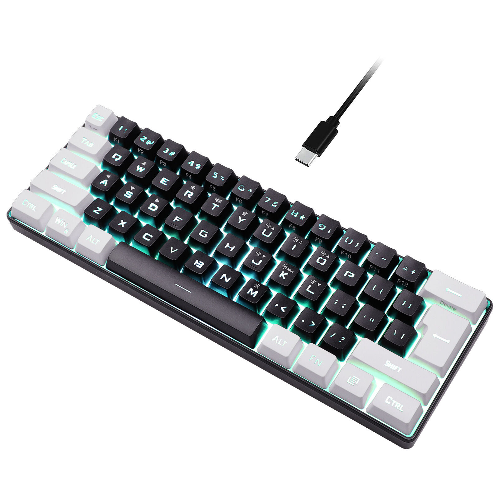 61 Key Thin Film Keyboard , Simple And Compact Gaming Keyboard Dual ...