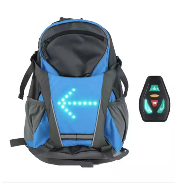 Mochila Led Direccionales Impermeable, Control Remoto