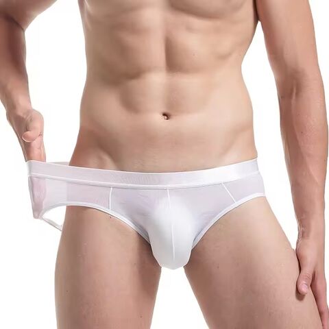 Atmungsaktive, weiche Herren-Slips mit individuellem Logo, schnell trocknende Herren-Boxershorts mit niedrigem Bund im Großhandel