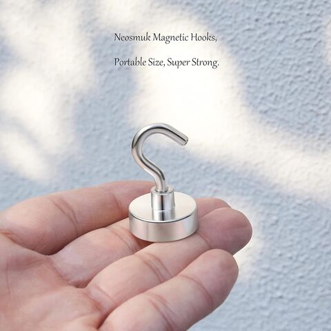 Magnetische Haken Seltenerdmagnete mit Haken für Kühlschrank Extra Starke Haken für Kreuzfahrten Magnetischer Aufhänger für Kabinen Grill