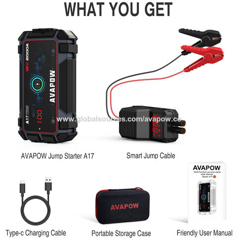 Anker Compact Car Anker Portable Jump Starter Avapow A17 Car