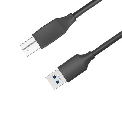PUJIMAX Vente en gros d'usine Câble USB mâle vers femelle personnalisé Câble USB-A mâle vers mâle Câble auxiliaire Câble d'imprimante pour scanner d'imprimante