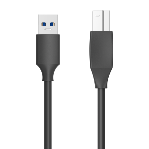 PUJIMAX Vente en gros d'usine Câble USB mâle vers femelle personnalisé Câble USB-A mâle vers mâle Câble auxiliaire Câble d'imprimante pour scanner d'imprimante