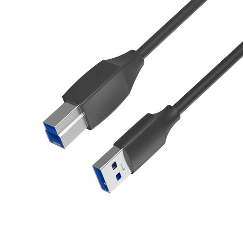 PUJIMAX Vente en gros d'usine Câble USB mâle vers femelle personnalisé Câble USB-A mâle vers mâle Câble auxiliaire Câble d'imprimante pour scanner d'imprimante