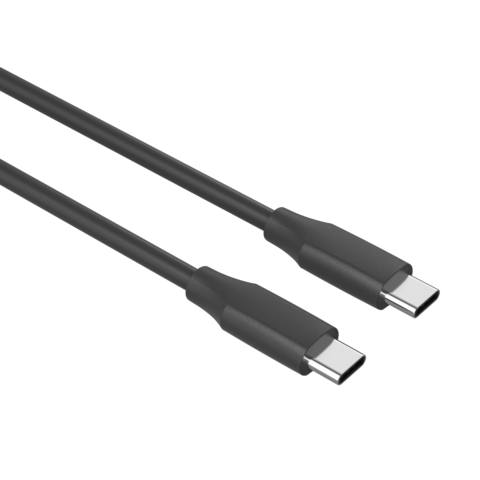 PUJIMAX Câble USB-C vers USB-C 100W 4K 60Hz avec Chipset E-Mark Mâle à Mâle Câble USB 3.1 Transmission Rapide Câble USB C