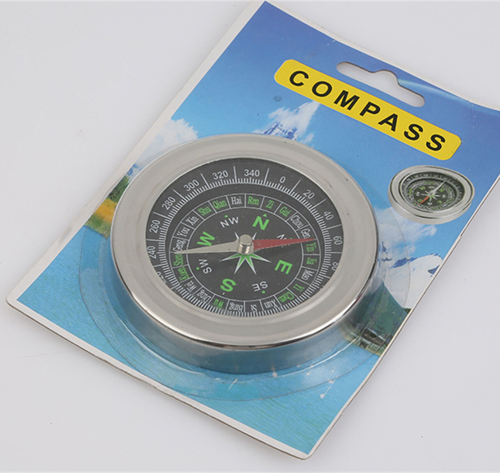60mm Metal Stainless Steel Chinese Multifunctional English And Chinese ...