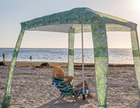  Large Easy Setup Beach Tent,Anti-UV Shelter Canopy Sun