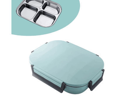 304 Stainless Steel Insulated Lunch Box Student Bento Compartments