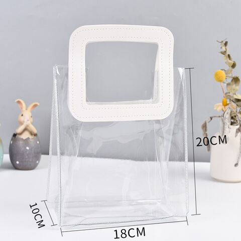 Bolsa de mano de PVC de gran venta, bolsa de compras
