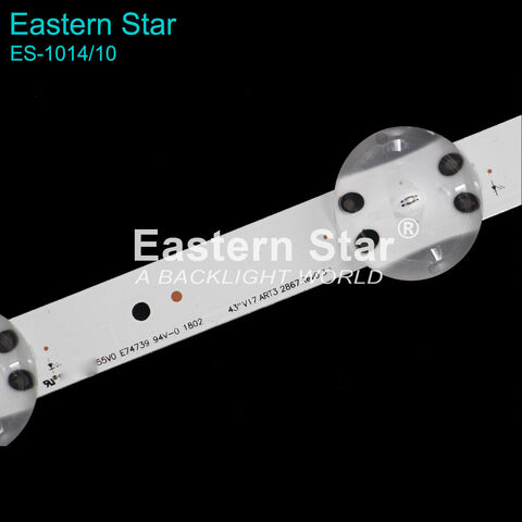 Fabricación 43 pulgadas LED BAR 43UF6500 6916L 2867A 2867B AGF78666701 AGF78709801 LED TV retroiluminación uso para Lgg ES-1014