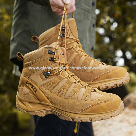 Bottes militaires antidérapantes d'extérieur de haute qualité, bottes de jungle pour hommes, directement de l'usine