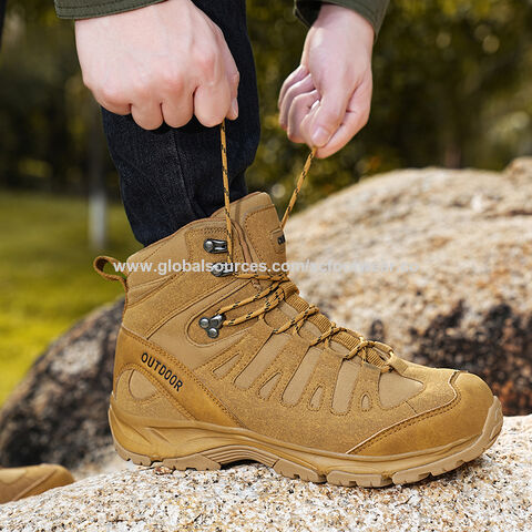Bottes militaires antidérapantes d'extérieur de haute qualité, bottes de jungle pour hommes, directement de l'usine