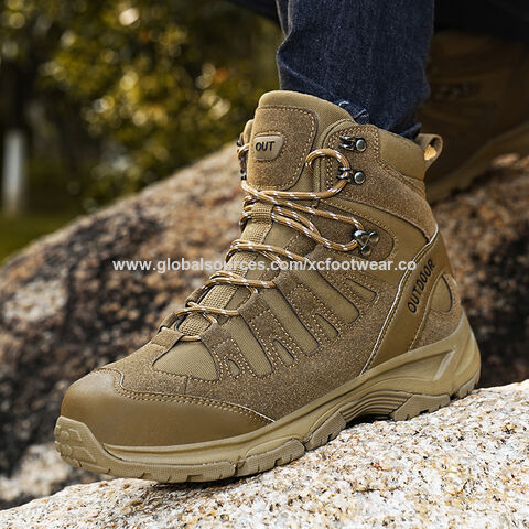 Bottes militaires antidérapantes d'extérieur de haute qualité, bottes de jungle pour hommes, directement de l'usine