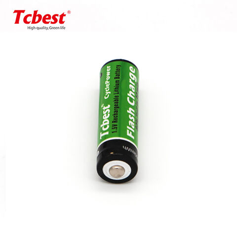 Nouvelle arrivée d'usine batterie au lithium rechargeable 1.5V 1000mAh chargement USB batterie AAA haute vitesse