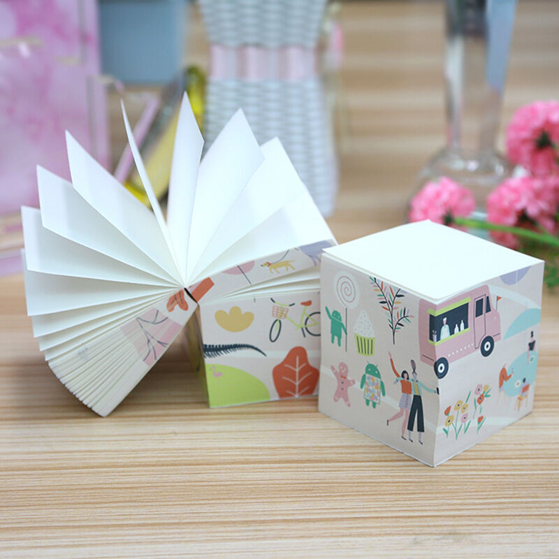 Wholesale Printed Around Memo Cube Sticky Note Cubes Sticky Adhesive ...