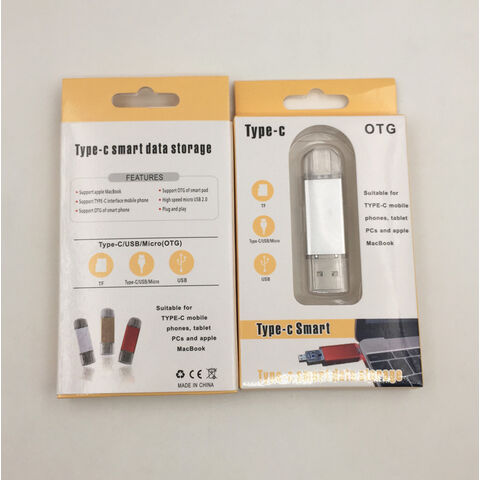 Lecteur de cartes 3 en 1 Multi TF OTG pour téléphones Android Type C et ordinateurs portables