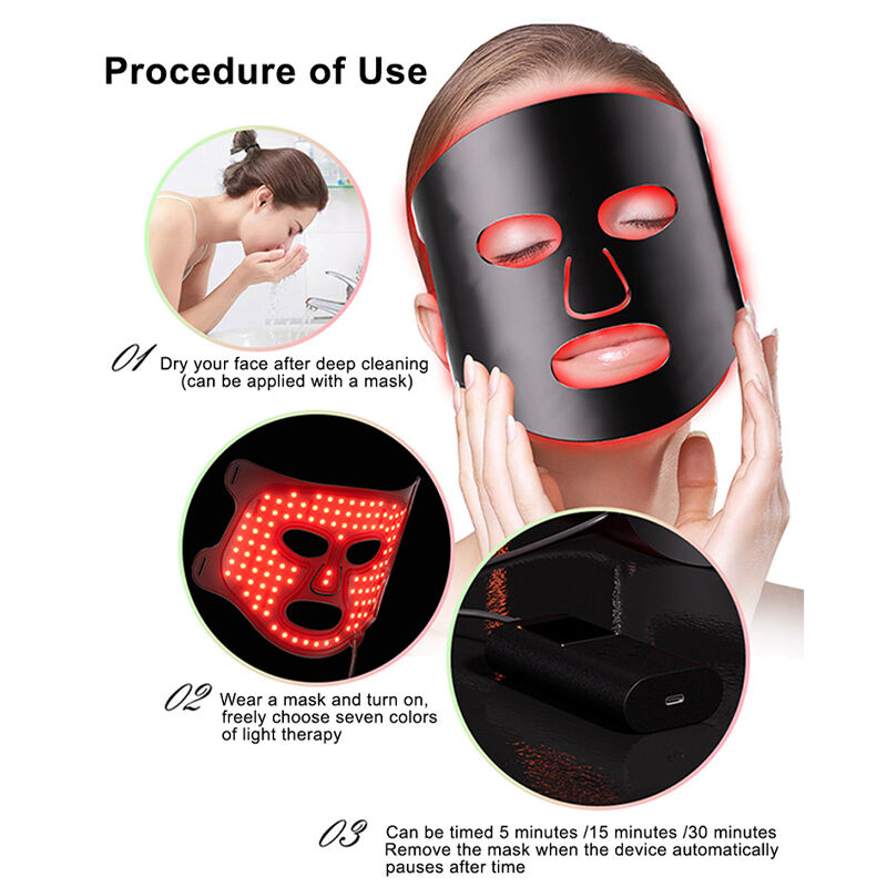 Buy Wholesale China New 7 Reunion Lights Led Light Therapy Device Anti