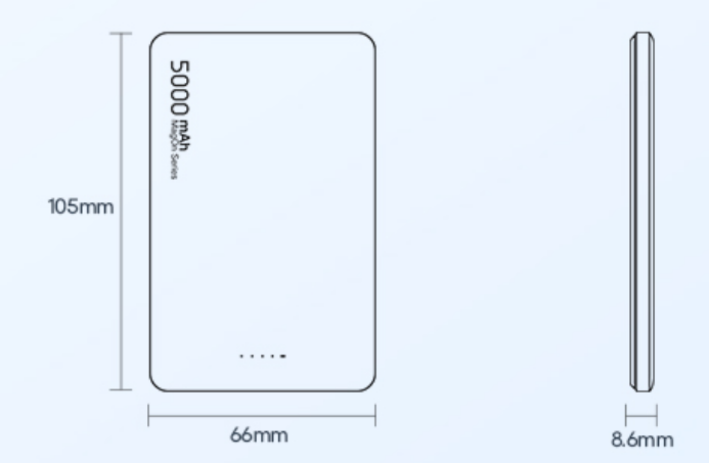 Buy China Wholesale Magsafe Power Bank 5000mah, Wireless Portable ...