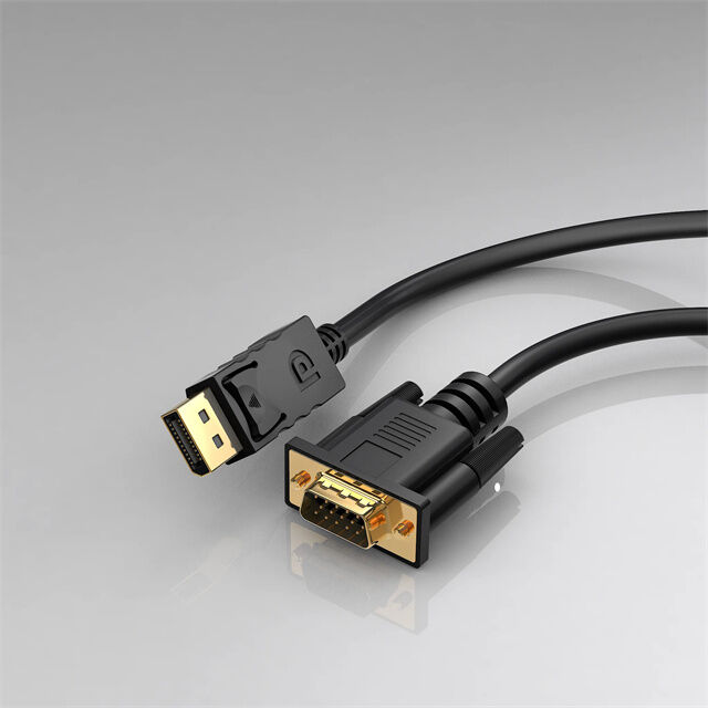 thumbnail image 2 of Gold Plated VGA Cable 6.6FT DisplayPort To VGA Cable - 1080P@60Hz Adapter For Computer To Monitor Connection DP To VGA Adapter 2 of 12