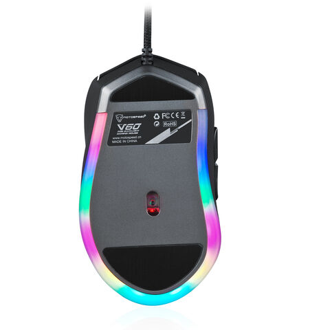 Motospeed V60 Ratón Gaming con Cable de 5000 DPI, 7 Botones, Periféricos para Ordenador