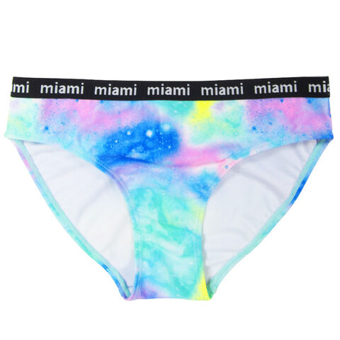 Fatos de banho de corrida por atacado Tie Dye Estilo Esportivo Biquíni Que Muda de Cor com Biquíni de Amarrar para Lindas Adolescentes